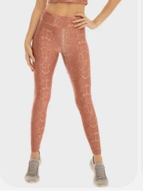 Koral High Rise Reptile Legging – Reptile Sand